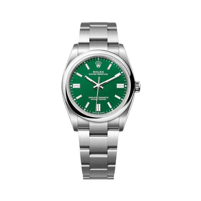 Rolex Oyster Perpetual 36 Green Dial 126000 - WRISTWURX