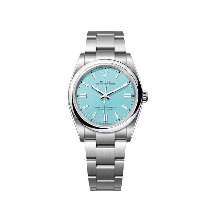 Rolex Oyster Perpetual Tiffany Blue 36 126000 - WRISTWURX